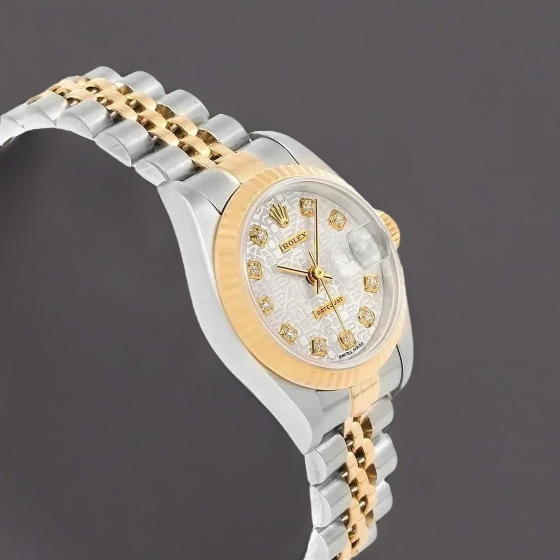 Rolex Datejust 26 Steel Yellow Gold Diamond Dial  Watch