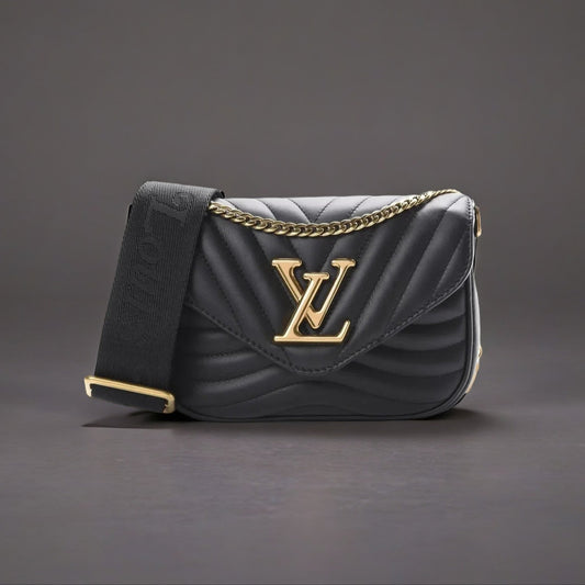 Calfskin New Wave Multi Pochette Black