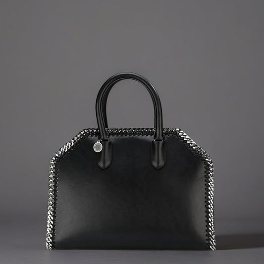 Black Falabella Box Handbag