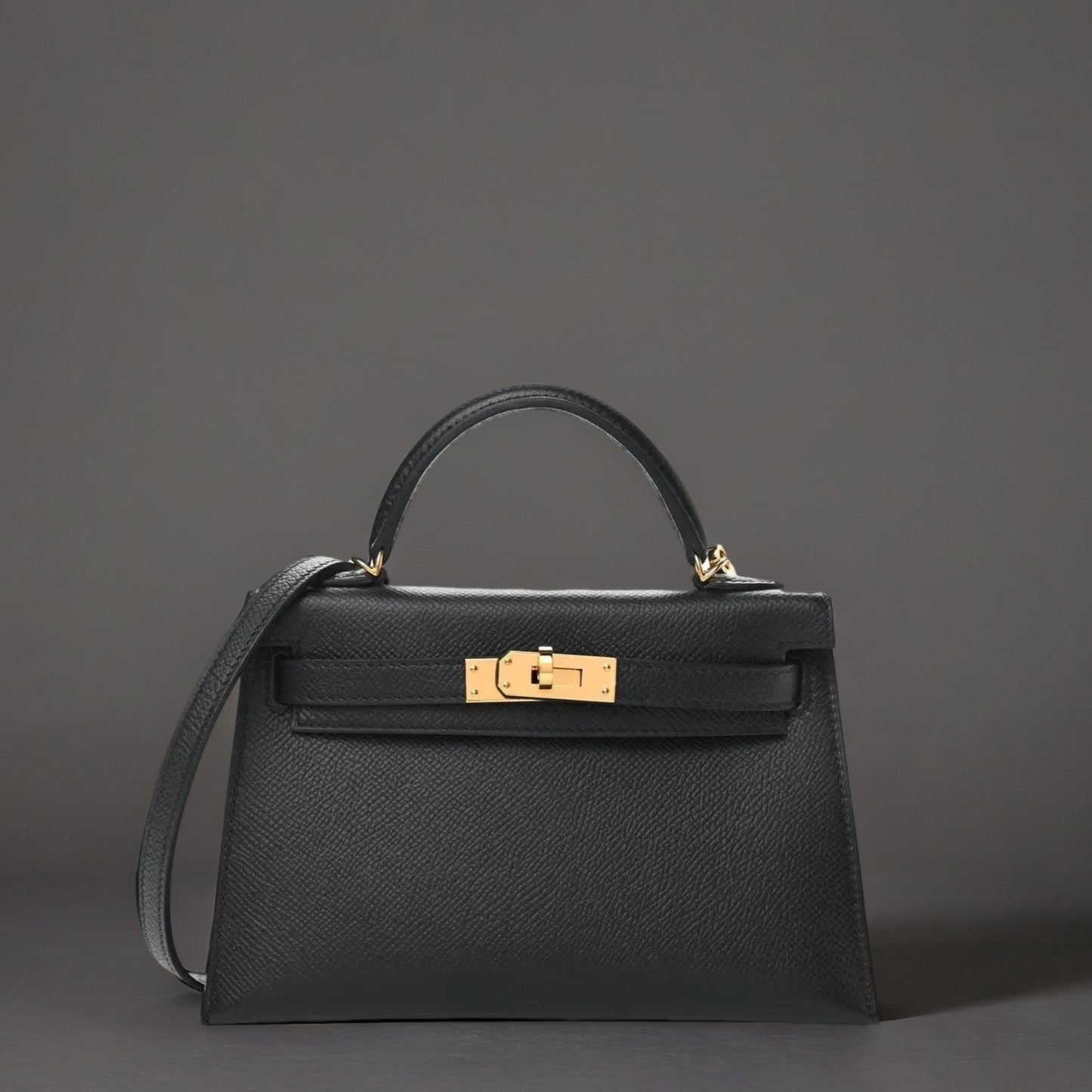 Epsom Mini Kelly Sellier 20 Black