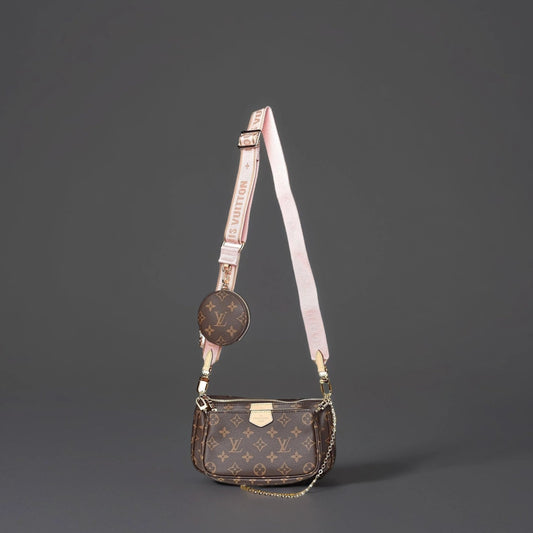 Monogram Multi Pochette Accessories Rose Clair