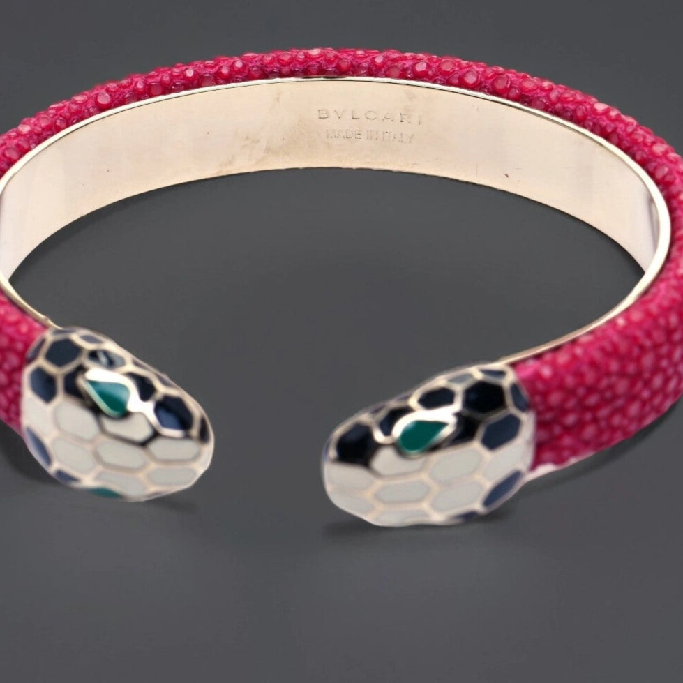 Galuchat Serpenti Forever Bracelet Pink