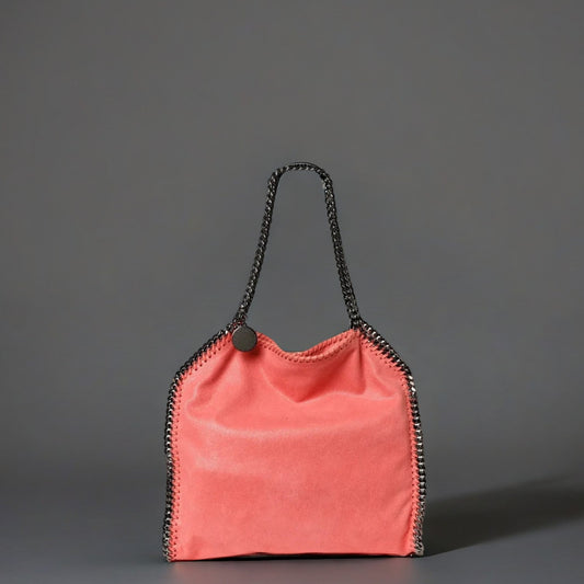 Shaggy Deer Small Falabella Tote Pink