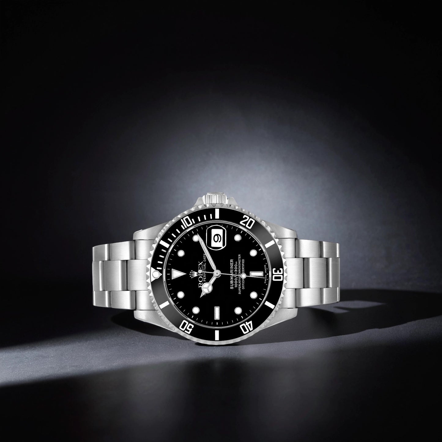 Rolex Submariner Date Black Dial Steel Mens Watch