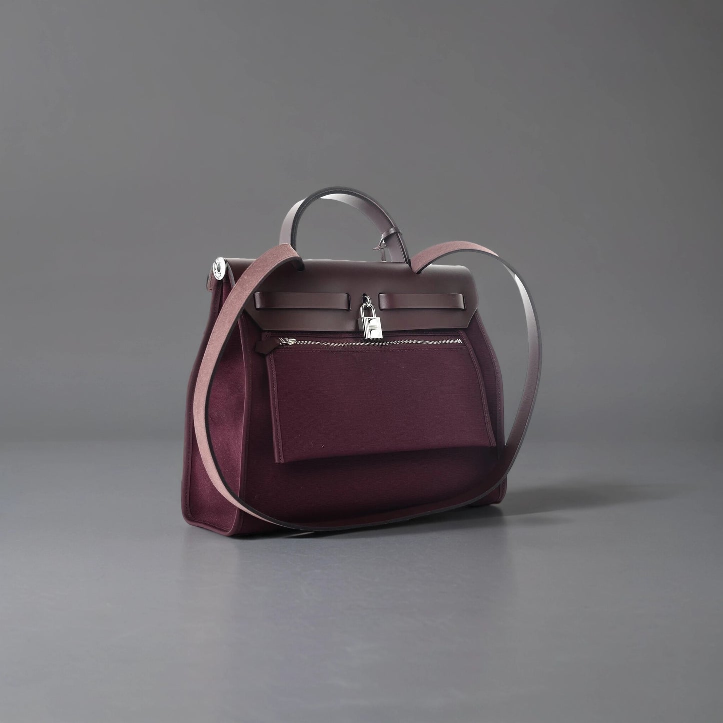Vache Hunter Toile Officier Herbag Zip 31 PM Burgundy
