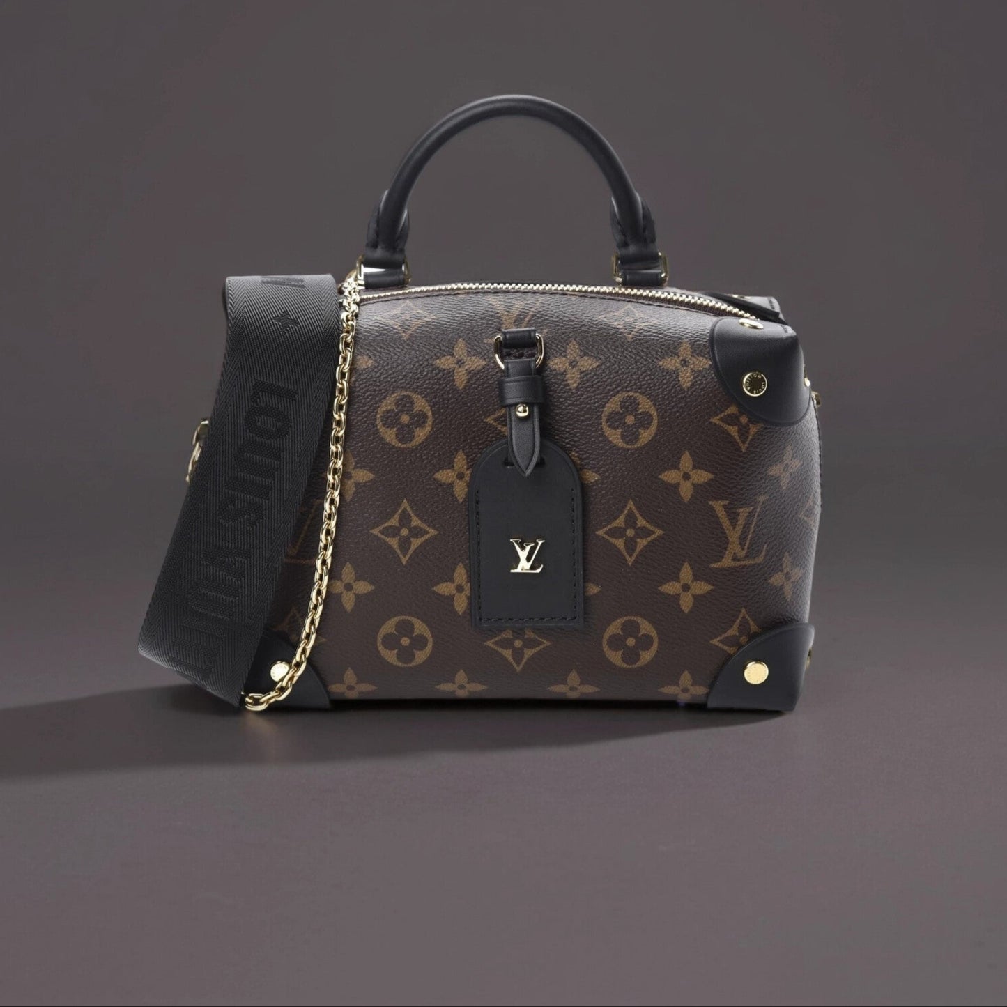 Monogram Petite Malle Souple Black