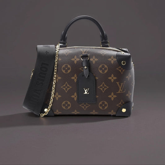 Monogram Petite Malle Souple Black