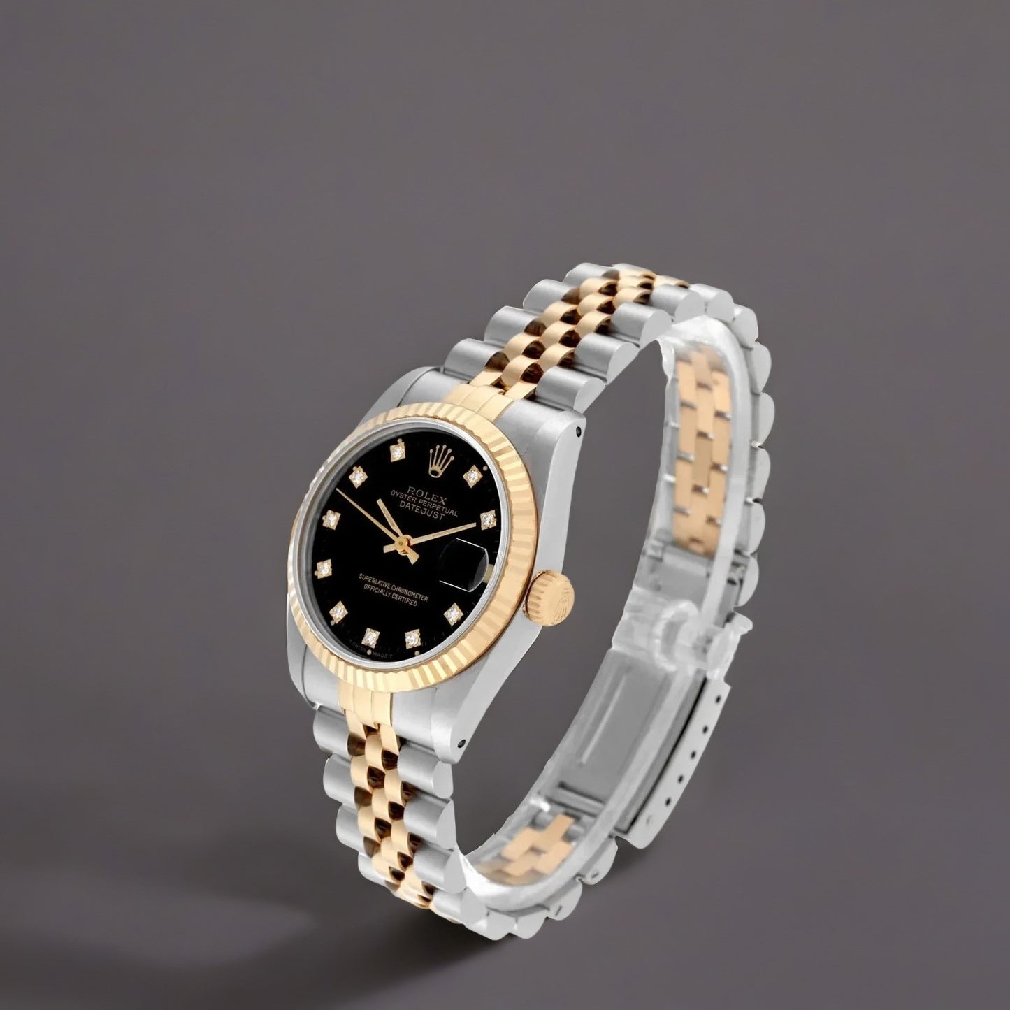 Rolex Datejust 31mm Midsize Diamond Steel Yellow Gold