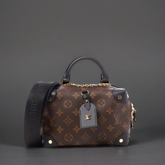 Monogram Petite Malle Souple Black