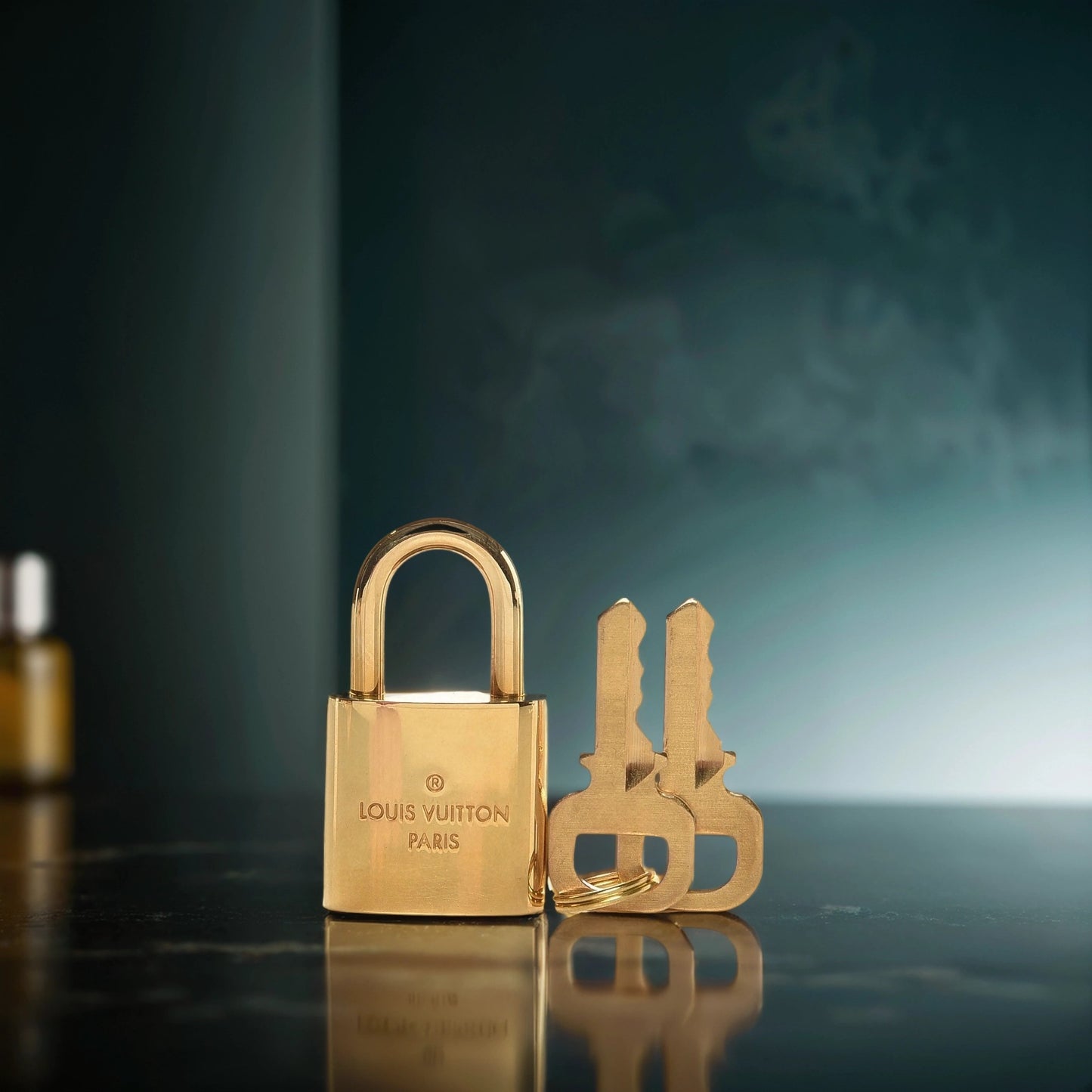 Brass Lock and 2 Keys Set