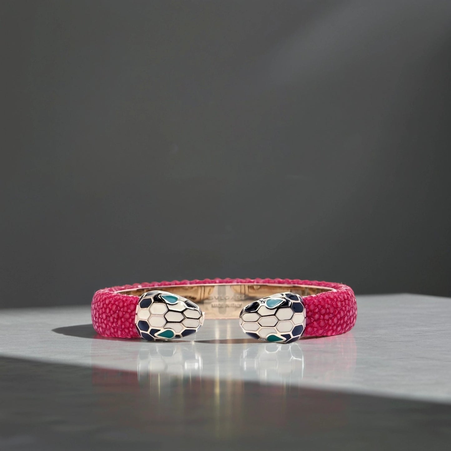 Galuchat Serpenti Forever Bracelet Pink