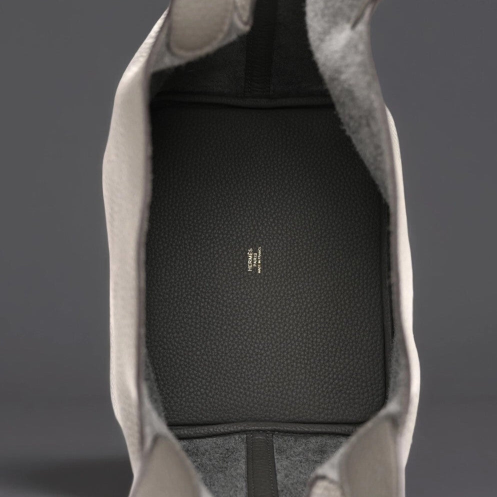 Taurillon Clemence Picotin Lock 22 MM Gris Meyer