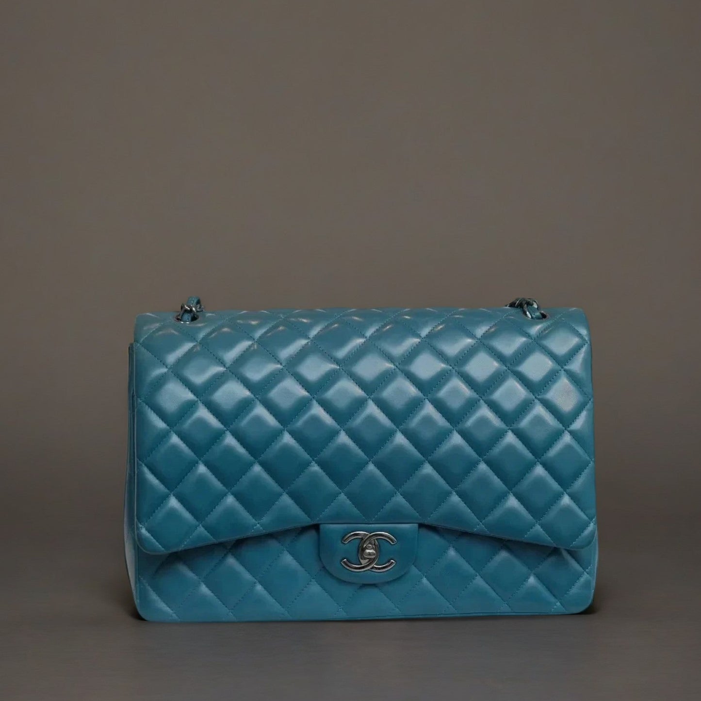 Lambskin Quilted  Jumbo Single Flap