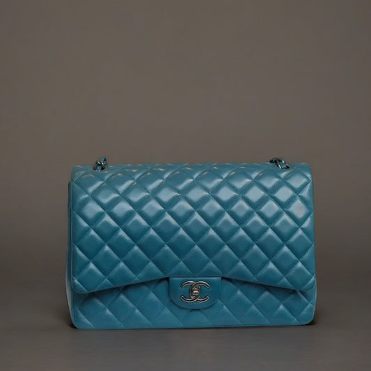 Lambskin Quilted  Jumbo Single Flap