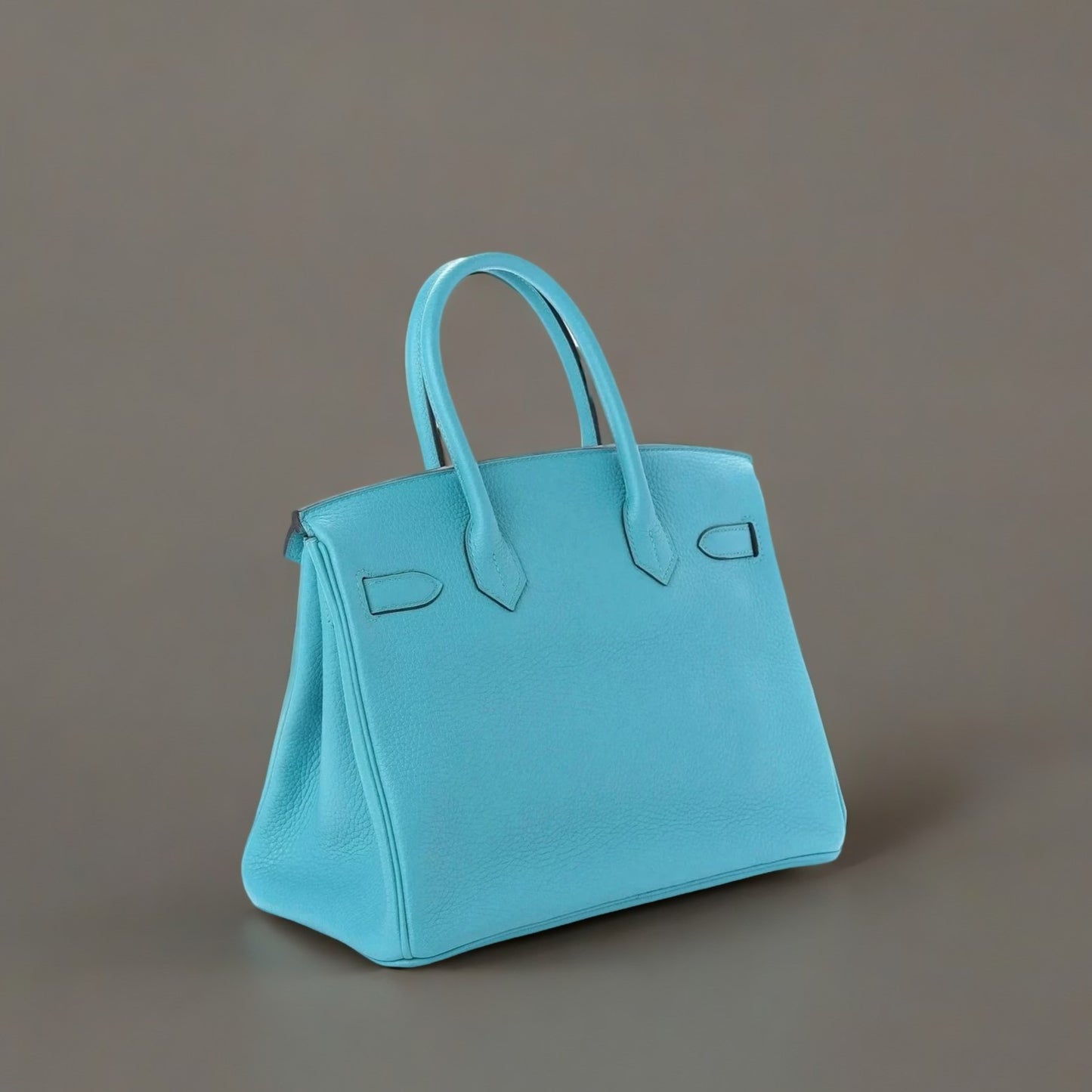 Taurillon Clemence Birkin 30 Bleu Saint Cyr