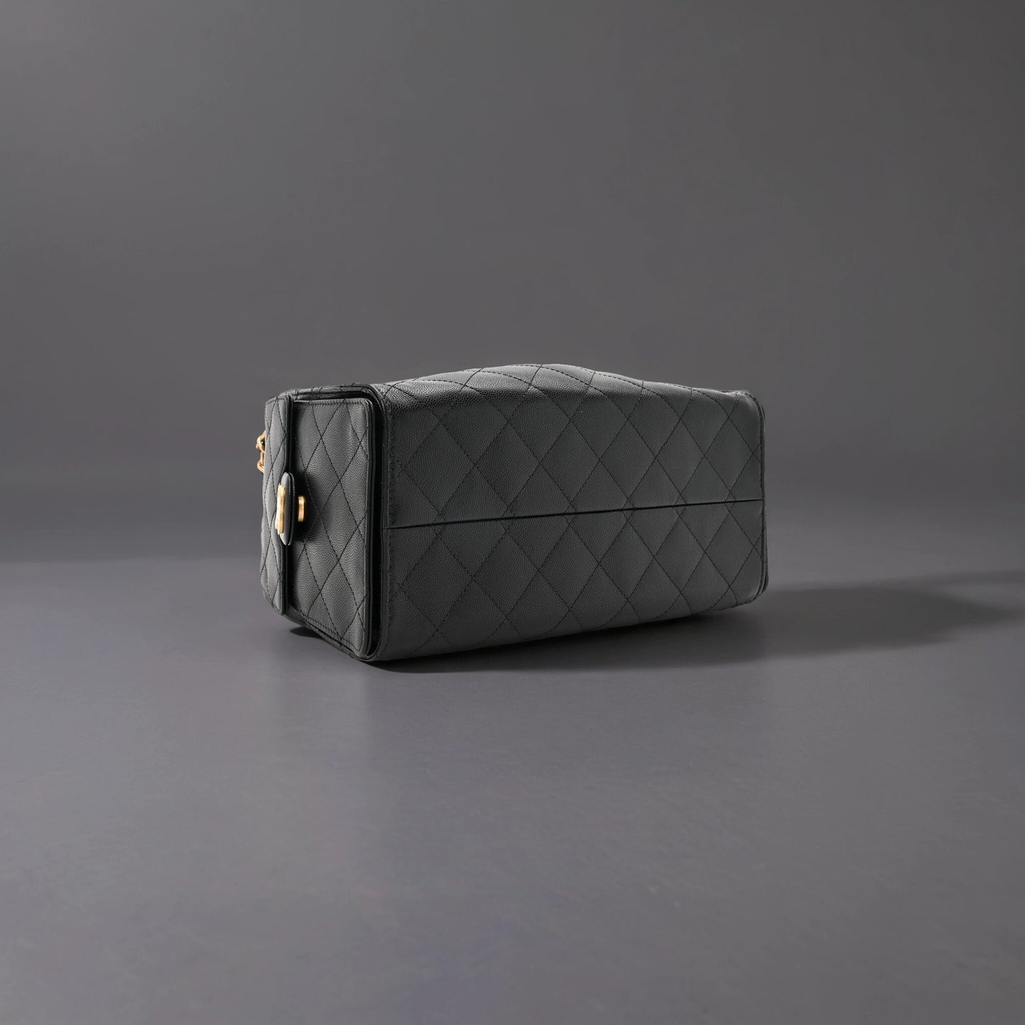 Caviar Quilted Small Chanel 25 Handbag Black