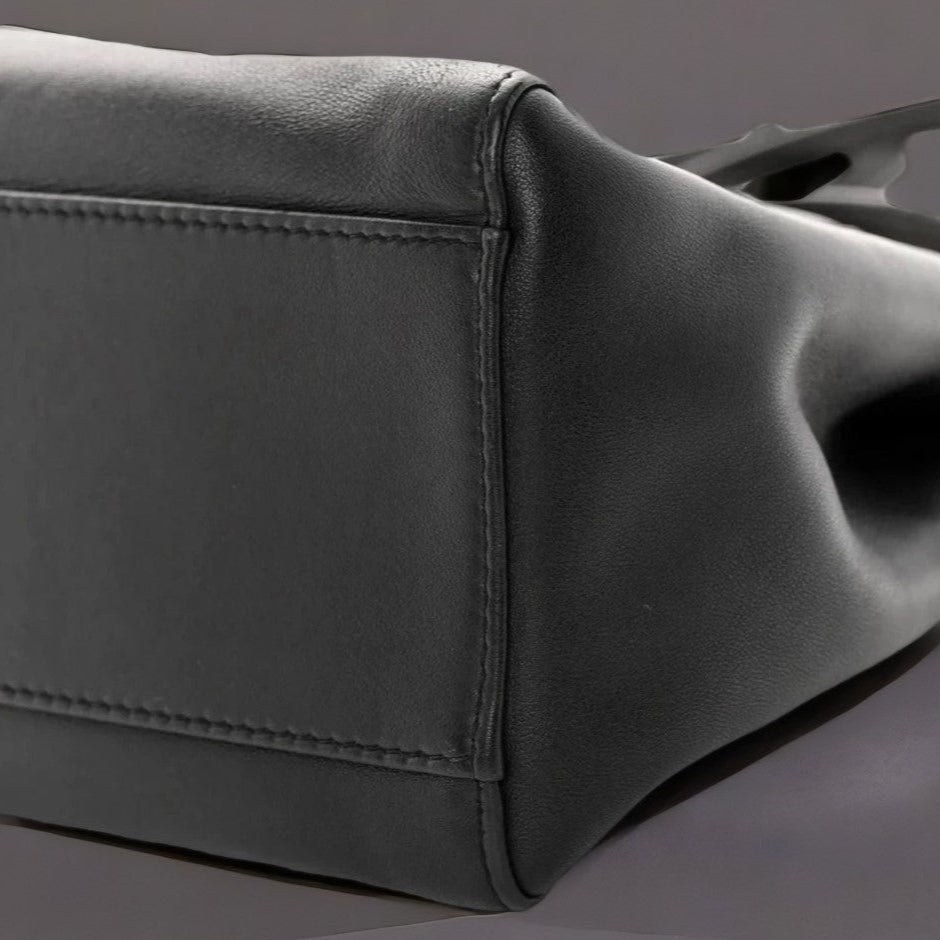 Nappa Mini Peekaboo Iconic Satchel Black