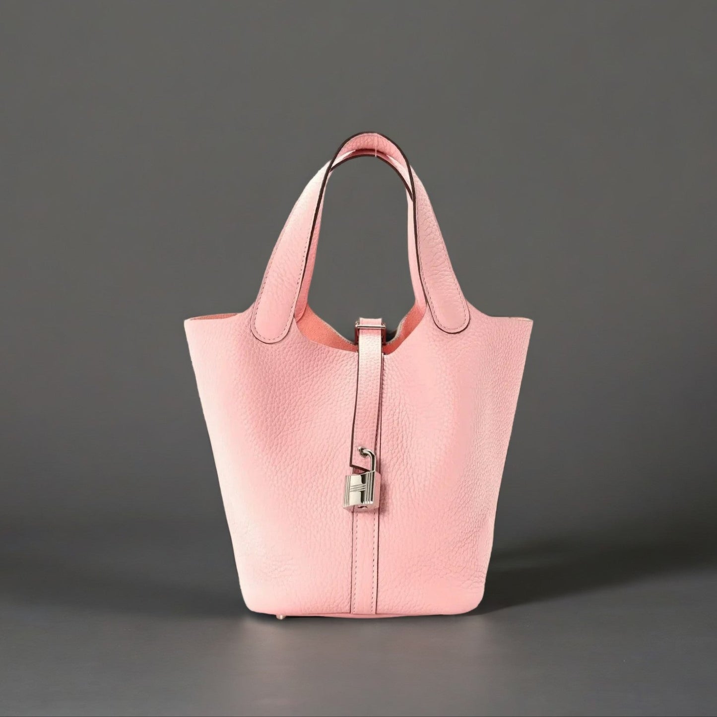 Taurillon Clemence Picotin Lock 18 PM Rose Sakura