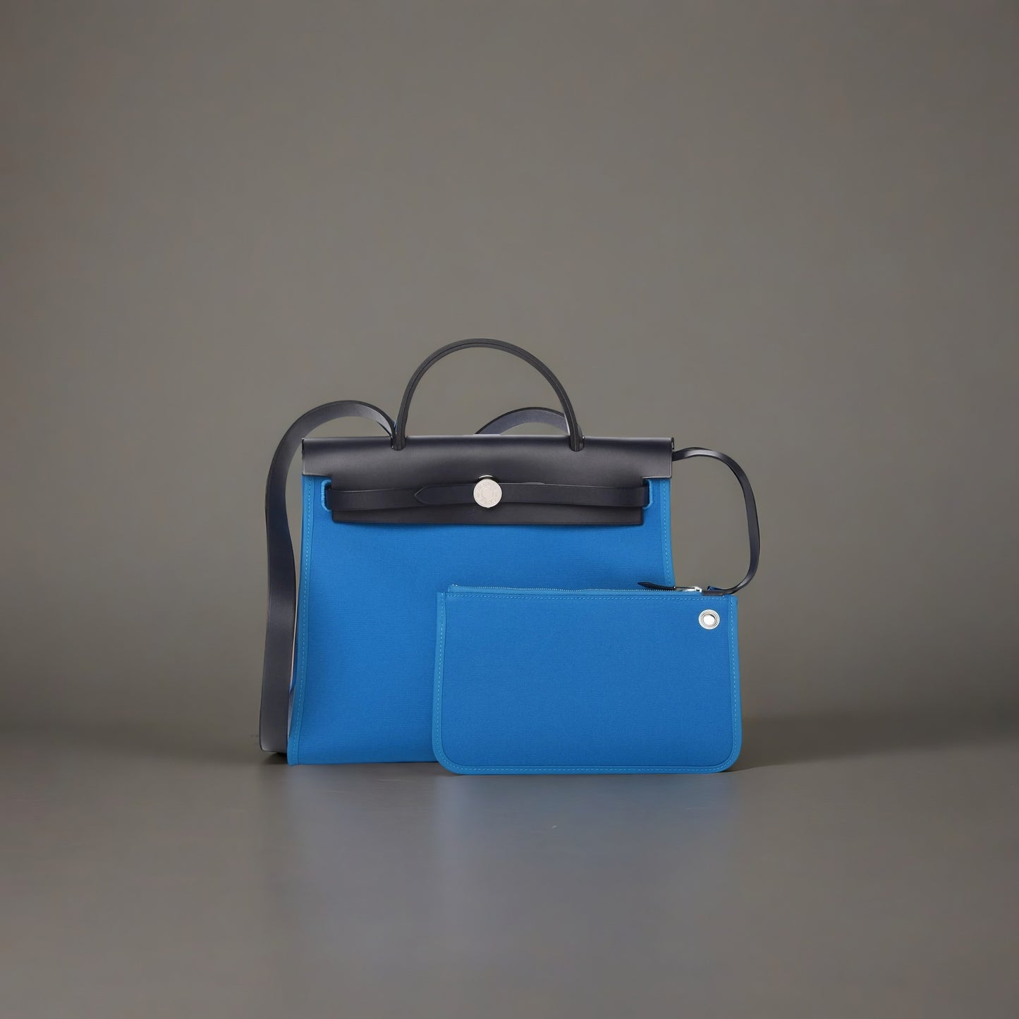 Vache Hunter Toile Herbag Zip 31 PM Bleu Zanzibar Bleu Indigo