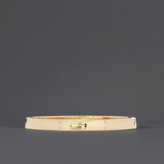 18K Yellow Gold Diamond PM Kelly Bracelet ST