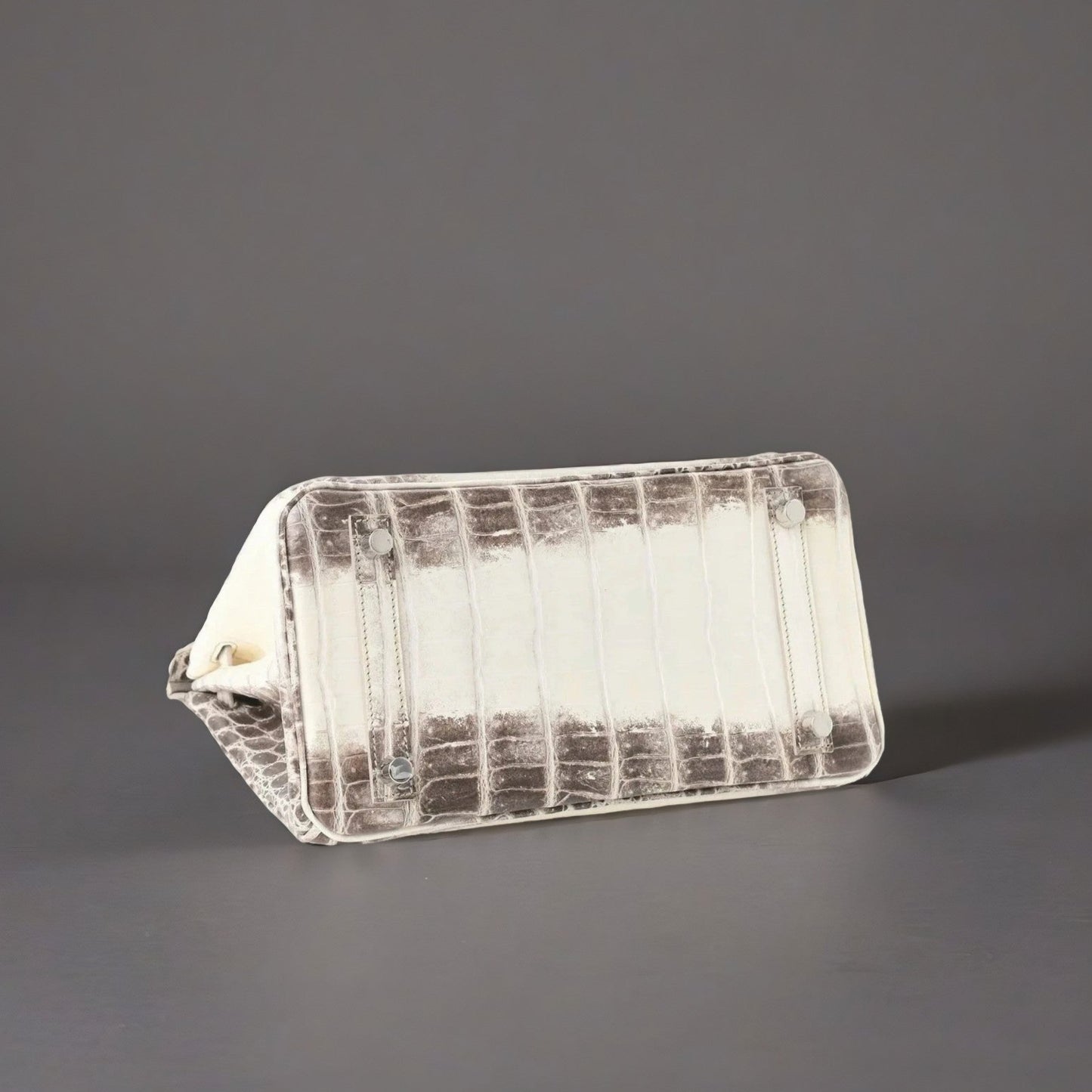 Matte Niloticus Crocodile Himalaya Birkin 25 Blanc