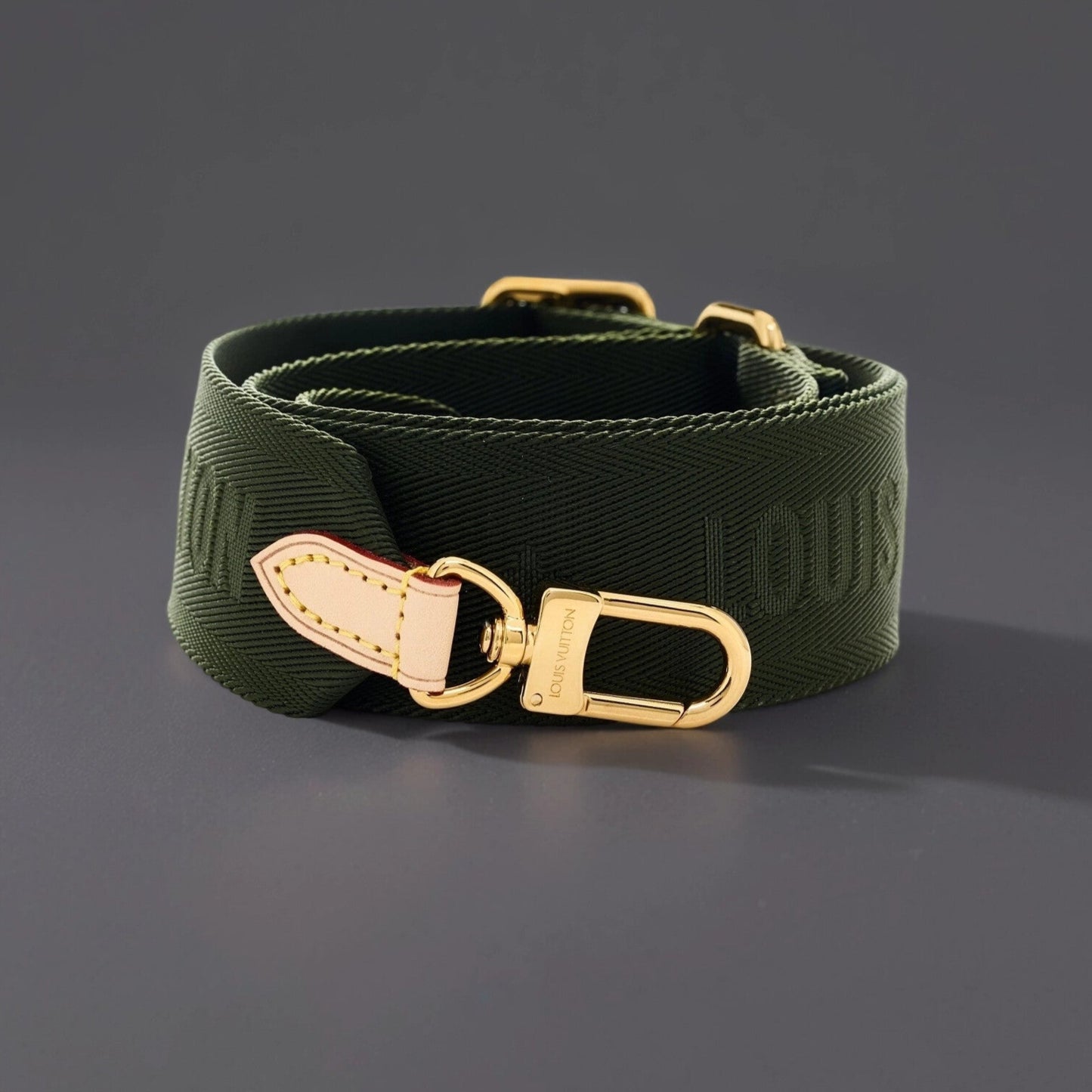 Monogram New Wave Multi Pochette Accessories Shoulder Strap Khaki