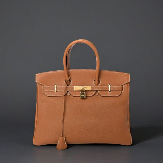 Togo Birkin 35 Gold