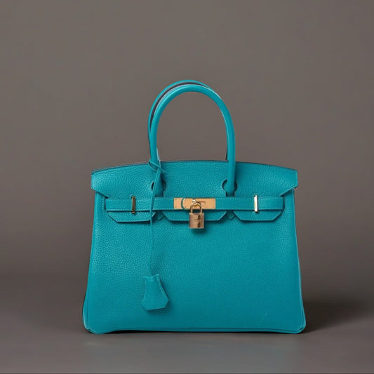 Togo Birkin 30 Turquoise