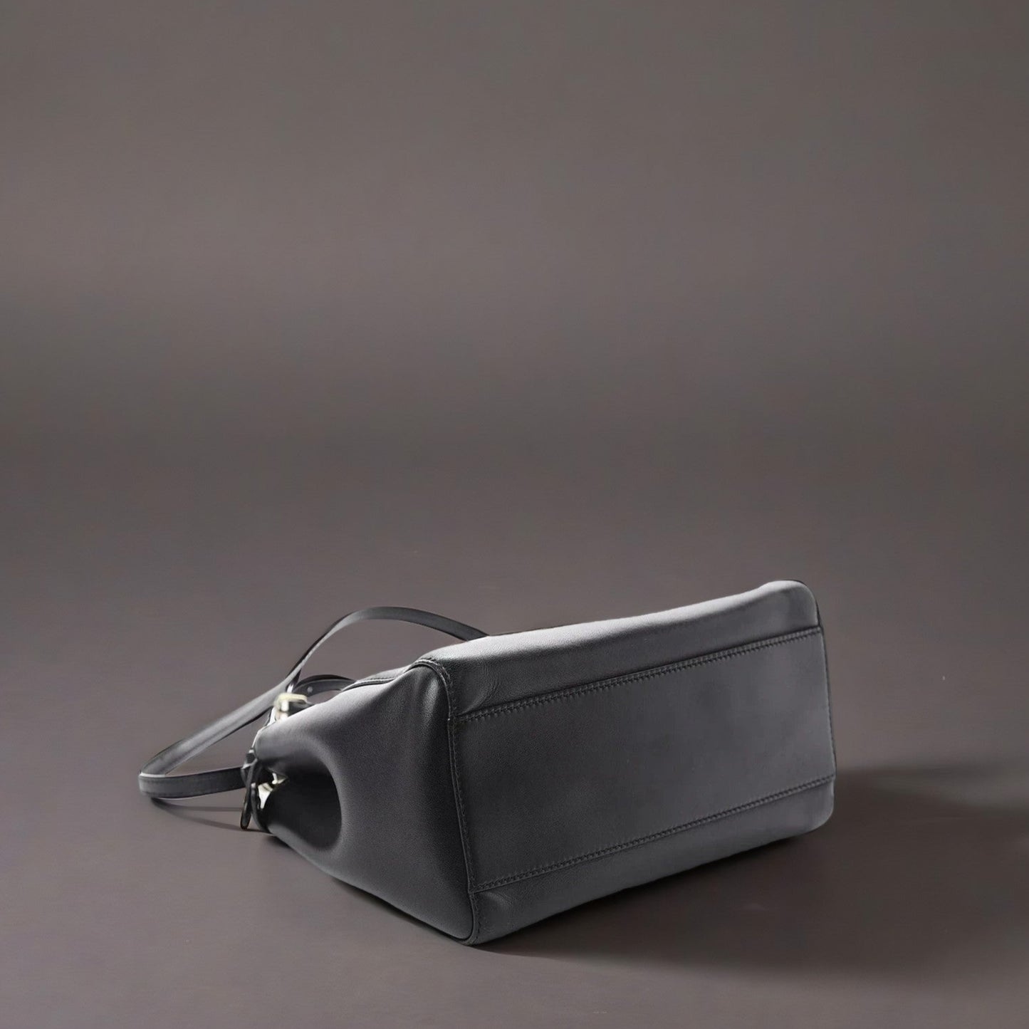 Nappa Mini Peekaboo Iconic Satchel Black