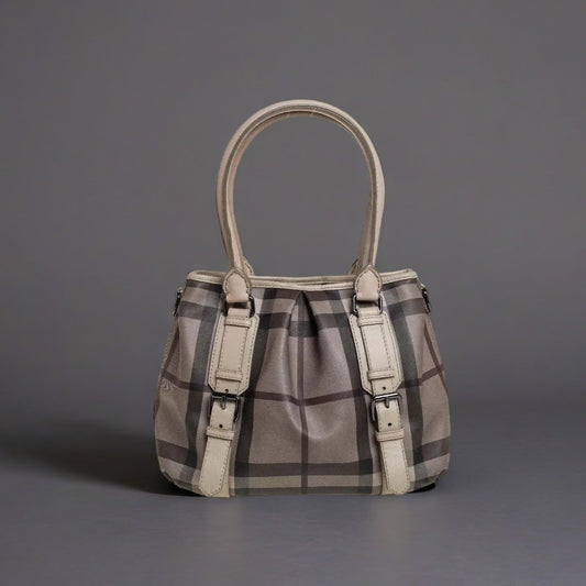 Smoked Check Small Northfield Tote Trench