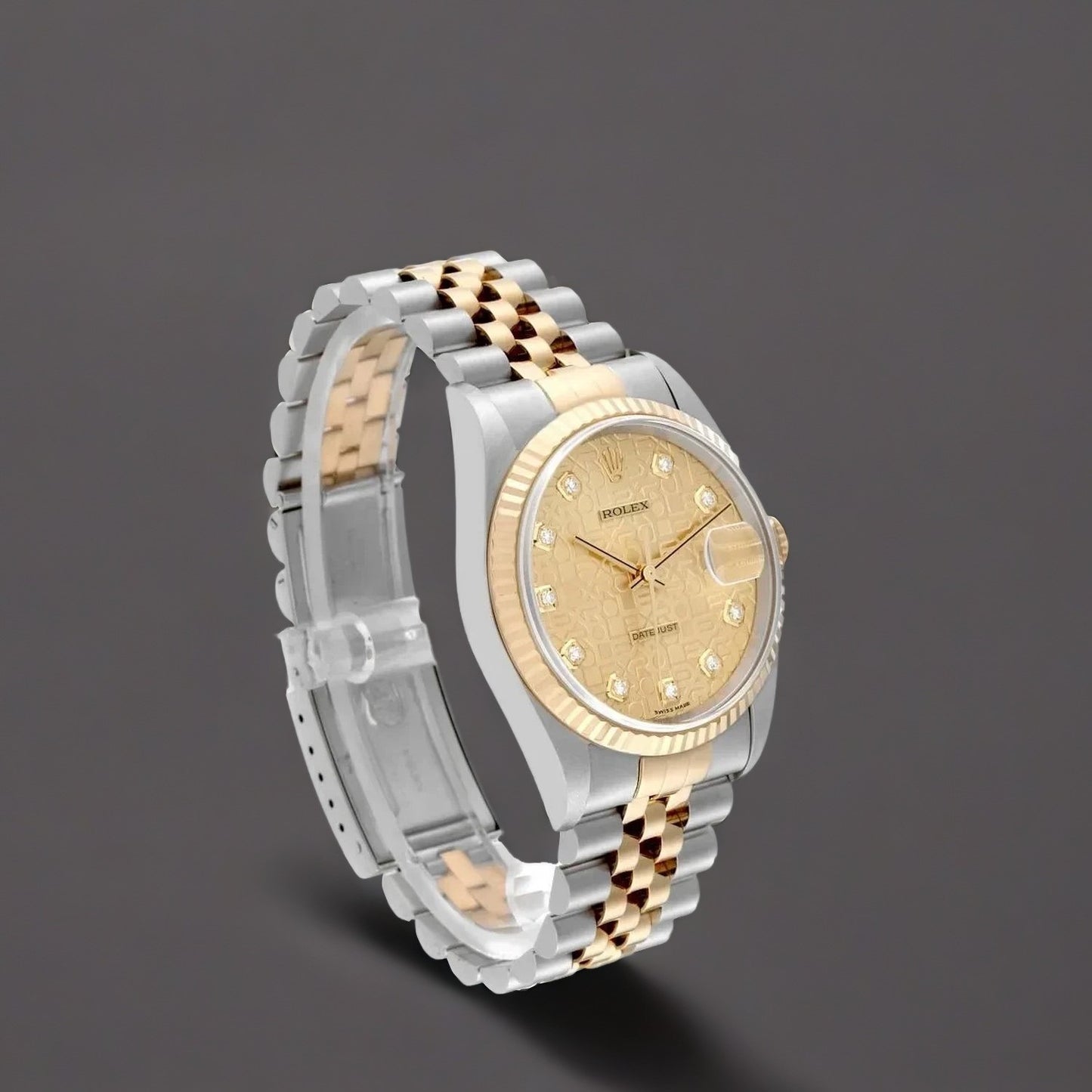 Rolex Datejust 36mm Stainless Steel Yellow Gold Watch