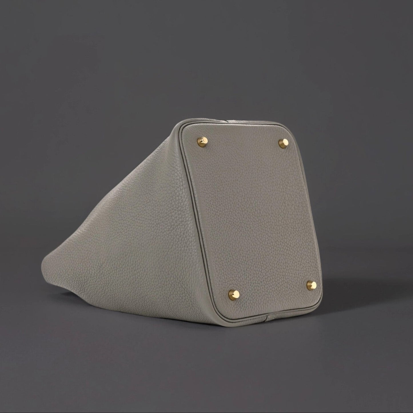 Taurillon Clemence Picotin Lock 22 MM Gris Meyer