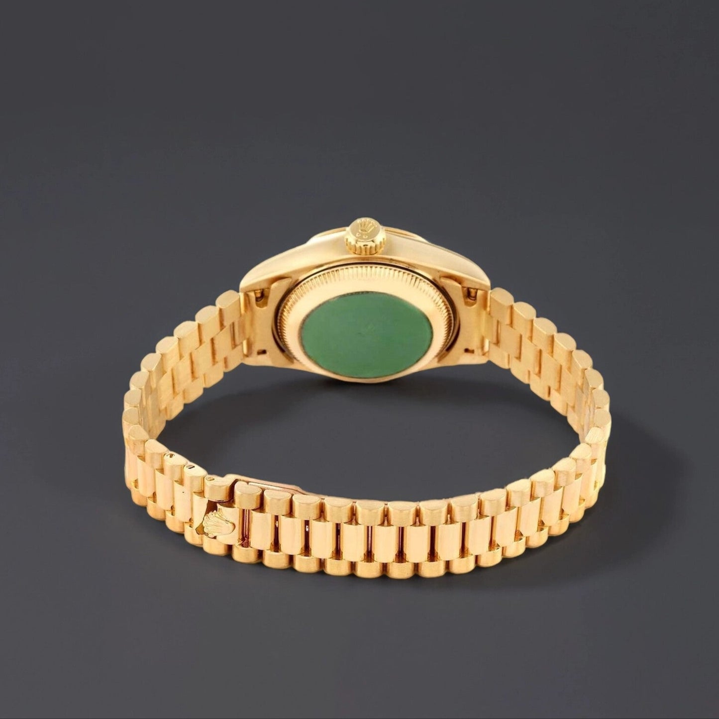 Rolex President 26mm Yellow Gold Diamond Dial Watch