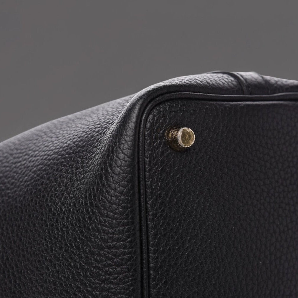 Taurillon Clemence Picotin Lock 18 PM Black