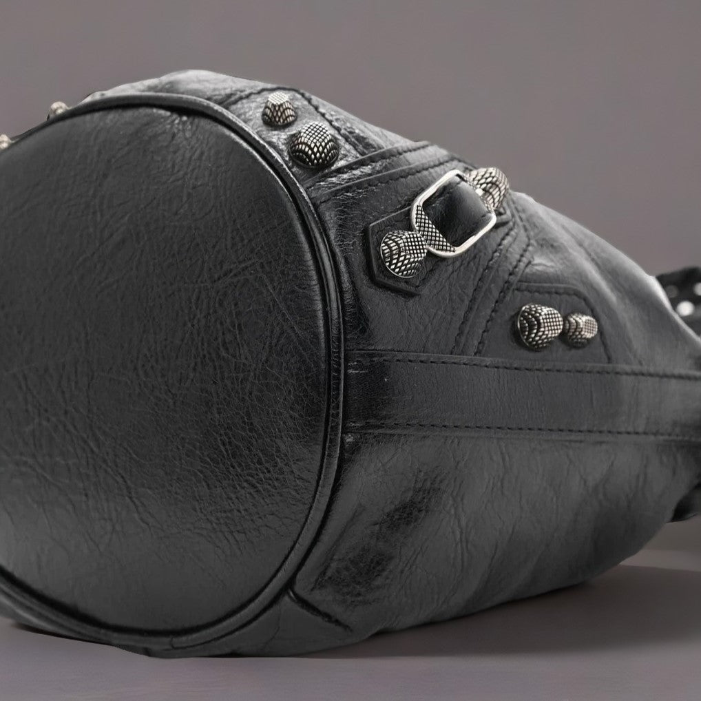 Agneau Arena Le Cagole Bucket Bag XS Black