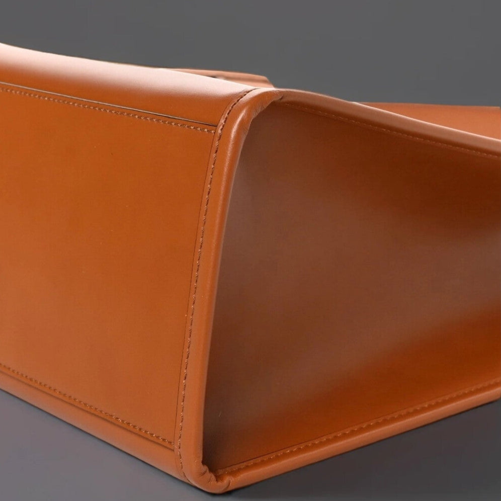 Vitello King Plexiglass Medium Fendi Sunshine Shopper Tote Cuoio