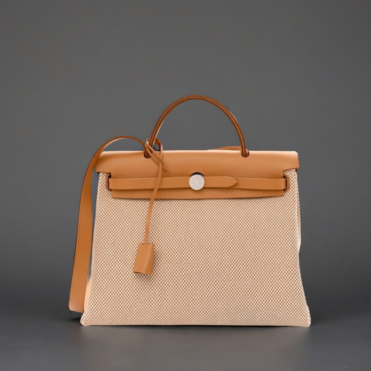 Vache Hunter Criss Viking Herbag Zip Retourne 31 PM Ecru Beige Naturel