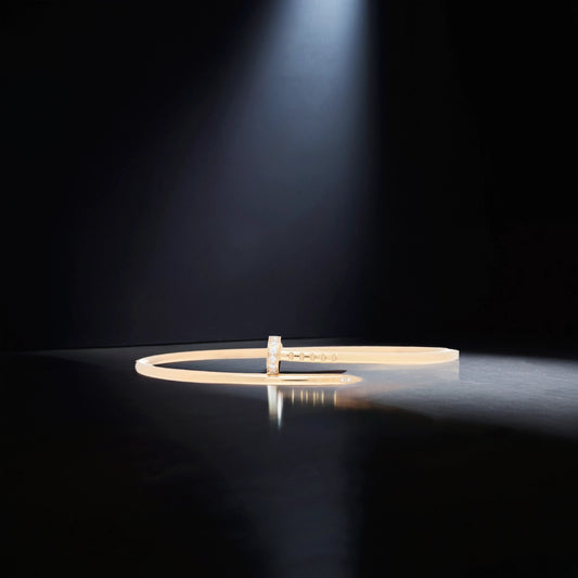 18K Yellow Gold Diamond Small Juste Un Clou Bracelet 18