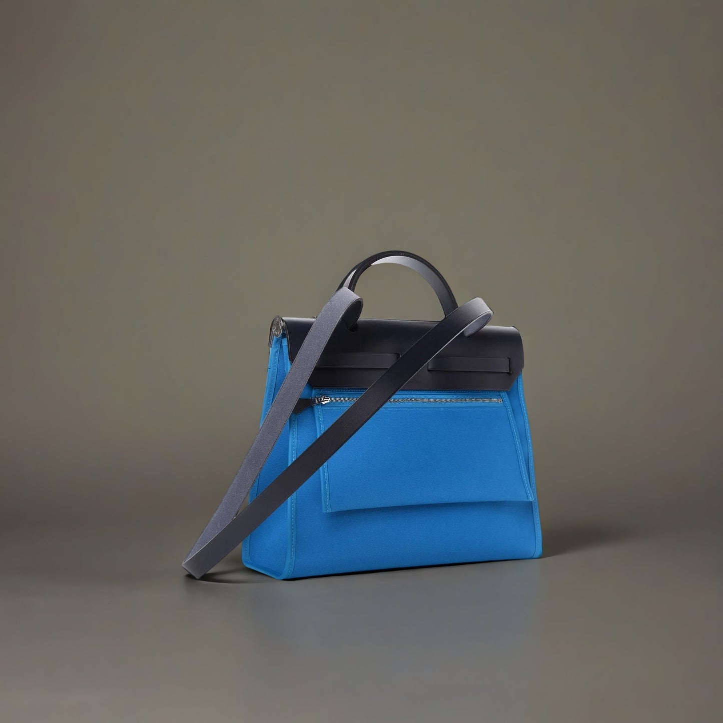 Vache Hunter Toile Herbag Zip 31 PM Bleu Zanzibar Bleu Indigo