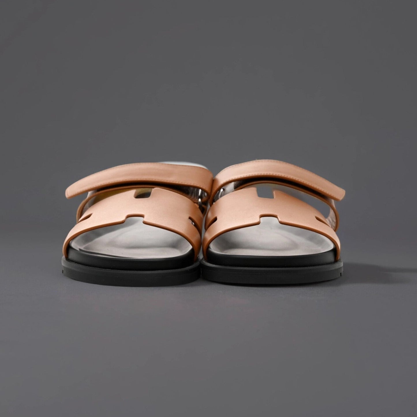 Calfskin Womens Chypre Sandals 40.5 Gold