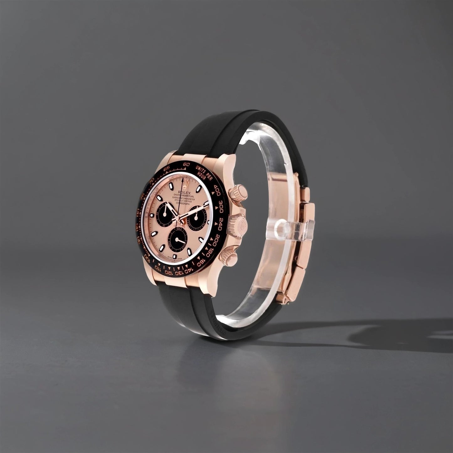 Rolex Cosmograph Daytona Dial Rose Gold Mens Watch