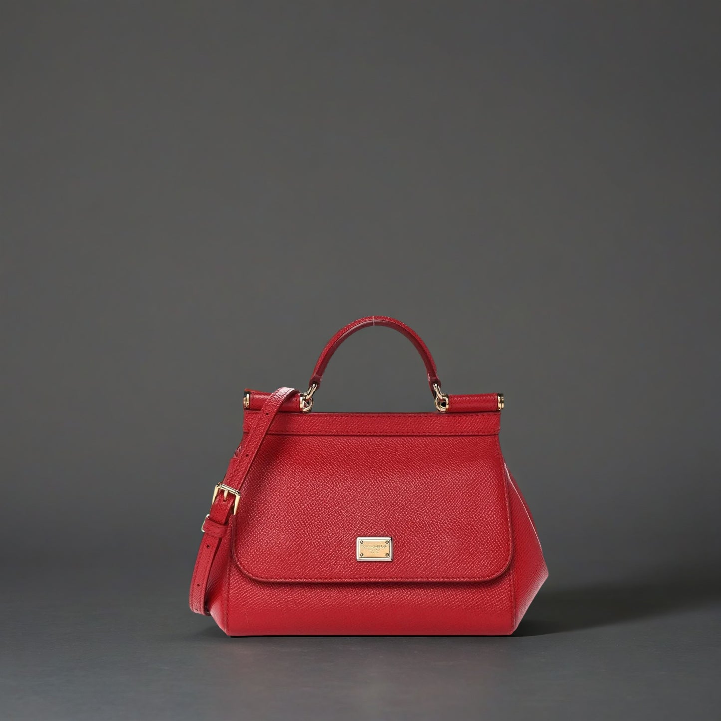 Dauphine Mini Miss Sicily Satchel Dark Red