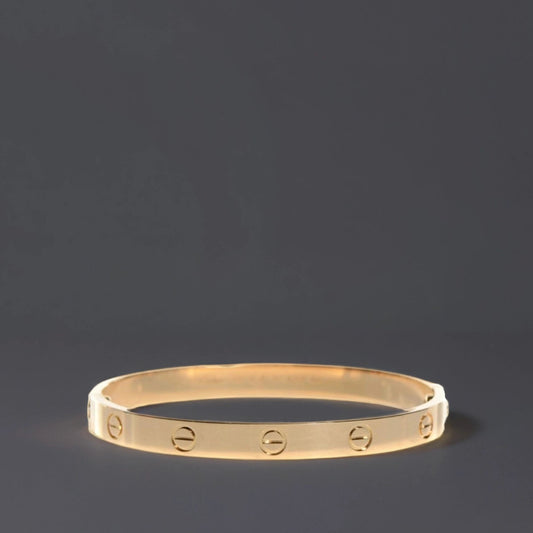 18K Yellow Gold LOVE Bracelet 17