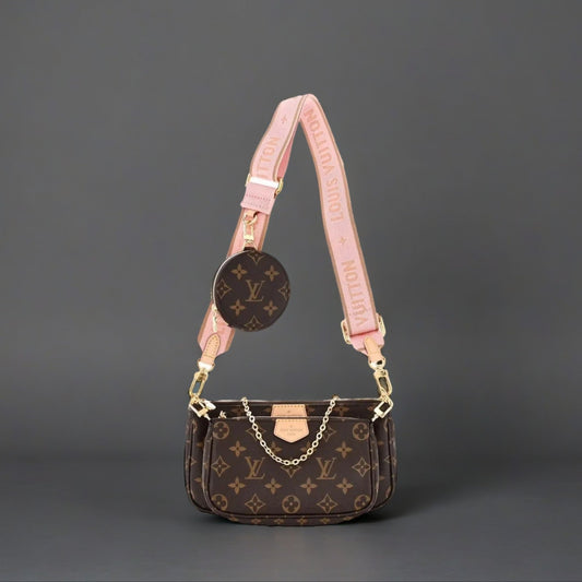 Monogram Multi Pochette Accessories Rose Clair