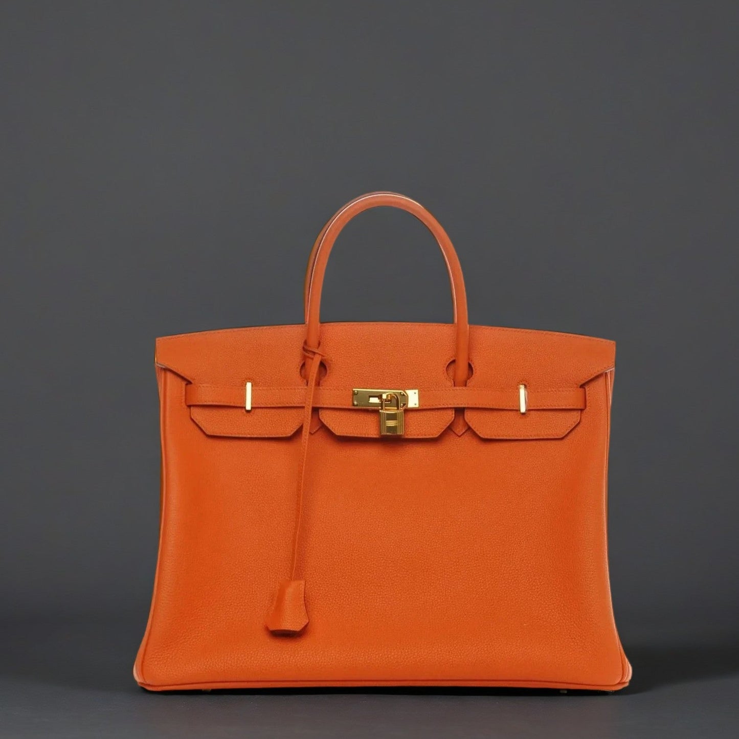 Togo Birkin 40 Orange
