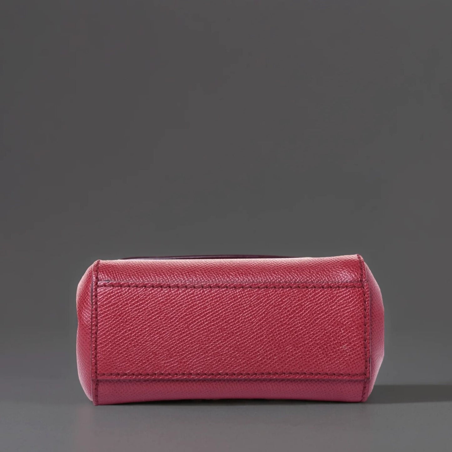 DOLCE & GABBANA Dauphine Micro Miss Sicily Satchel Dark Red