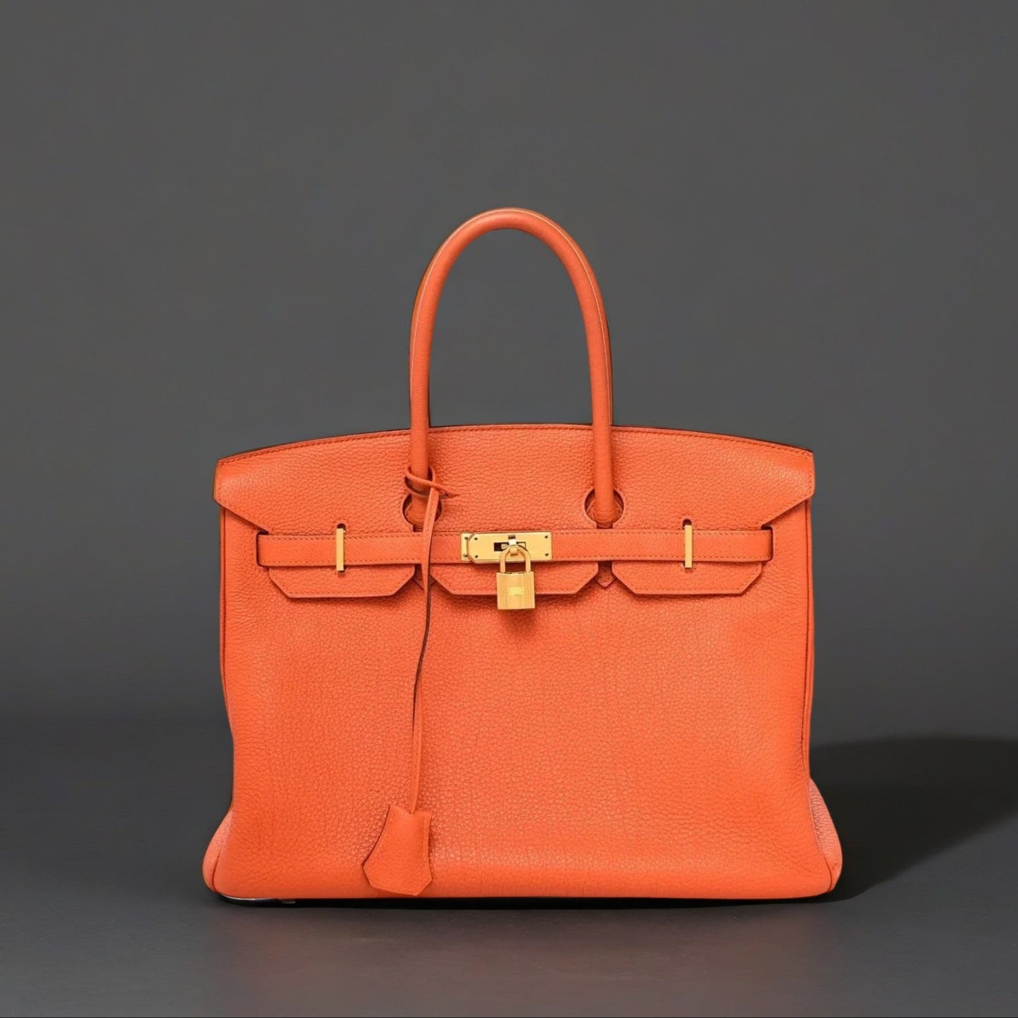 Togo Birkin 35 Orange