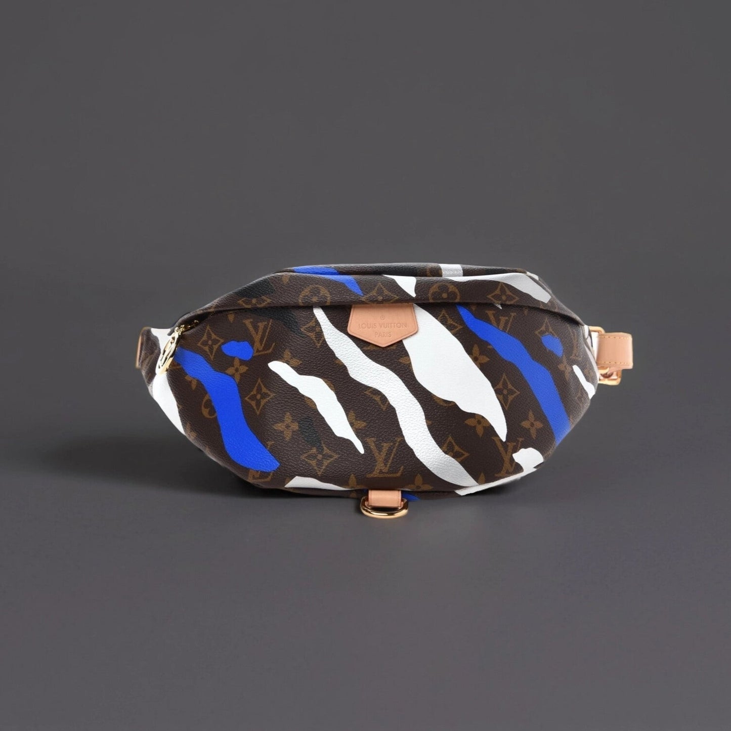 X LOL Monogram Bumbag Blue Silver