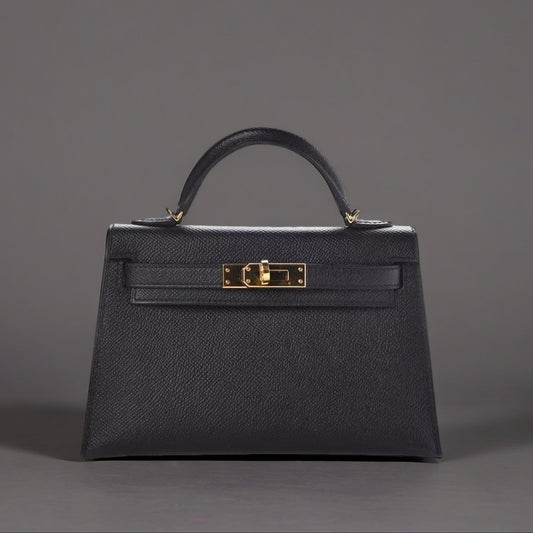 Epsom Mini Kelly Sellier 20 Black