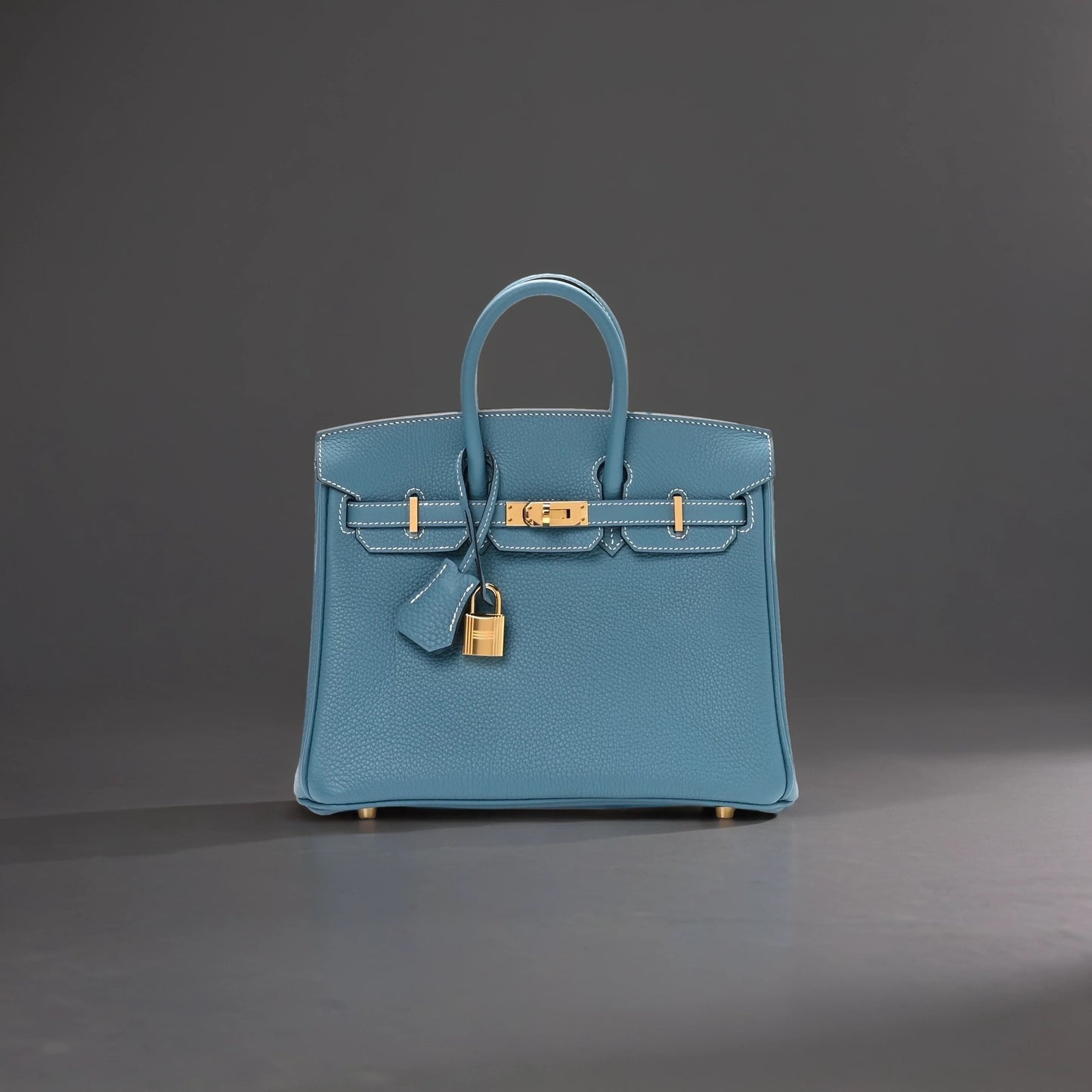 Togo Birkin 25 New Blue Jean